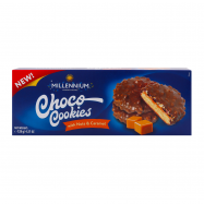Печенье Millennium Choco Cookies с карамелью и орехами 128г - Фото