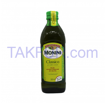 Масло Monini Classico оливковое первого холод отжима 500мл - Фото