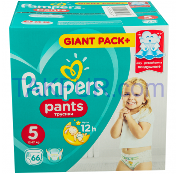 PAMPERS PANTS JUNIOR 12-17КГ 6 - Фото