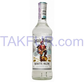 Ром Captain Morgan White Rum 37,5% 700мл - Фото