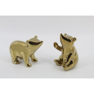 TH NY ФІГ.ДЕК КЕРАМ ВЕДМІДЬ 2ШТ - Фото