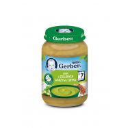 ГЕРБЕР КРЕМ-СУП ЗЕЛ/ОВ/ГРЕЧ 190Г - Фото