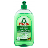 Жидкость для мытья посуды Frosch Зеленый лимон 500мл - Фото