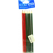 Карандаши Economix №Е10595 чернографитные 6шт/уп - Фото