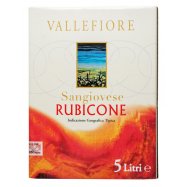 Вино Vallefiore Sangiovese Rubicone сухое красное 11% 5л. - Фото