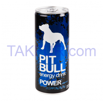 Напиток энергетический Pit Bull Power б/а с/газ 250мл - Фото