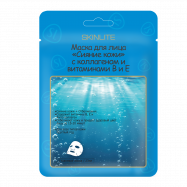 SKINLITE ТКАН МАСКА Д/ОБЛИЧ 23МЛ : КОЛАГЕН ВІТАМ В - Фото