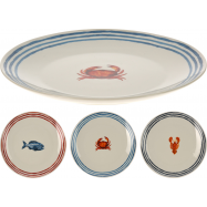 ТАРІЛКА ПОРЦЕЛ SEA 27СМ В АС - Фото