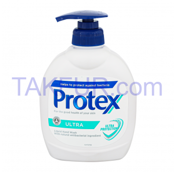 Мыло Protex Ultra для рук жидкое антибактериальное 300мл - Фото
