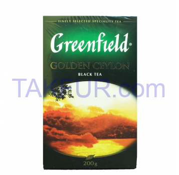 Чай Greenfield Golden Ceylon черный листовой 200г - Фото
