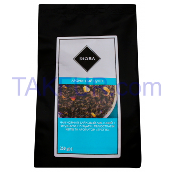 Чай Rioba Ароматный букет черный байховый листовой 250г - Фото