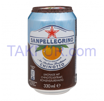 Напиток безалкогольный Sanpellegrino Chinotto 330мл - Фото