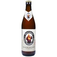 Пиво Franziskaner Weissbier Naturtrub светлое пастер 5% 0,5л - Фото