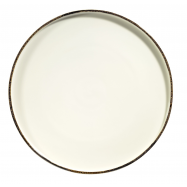 Тарілка пласка Pearl бежевий 24см - Фото