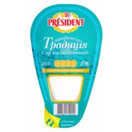 Творог President Творожная традиция 5% 250г - Фото