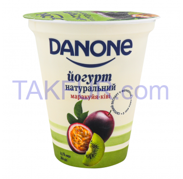 Йогурт Danone Маракуйя-киви 2.5% 260г - Фото