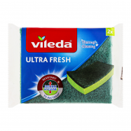 VILEDA ГУБКА УЛЬТРАФРЕШ АНТИБАКТ 2ШТ - Фото
