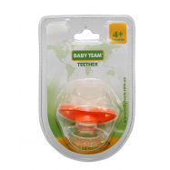 Прорезыватель дзуб силикон 4+ Baby Team - Фото