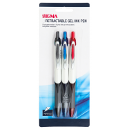 SIGMA РУЧКА ГЕЛ 3ШТ 0.7 ММ : АСОРТ - Фото