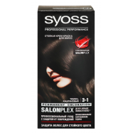 Крем-краска для волос Syoss Salonplex 3-1 Темно-каштанов 1шт - Фото