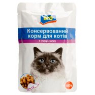 Корм для котов Aro консервированный с печенью 100г - Фото