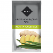 Чай фруктово-медовый RIOBA Имбирь-Лемонграсс,  50г - Фото