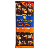 Шоколад Millennium Fruits& Nuts молочный курага 140г - Фото