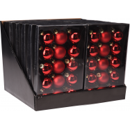 НАБІР КУЛЬ 12 ШТ 45ММ СРІБ-СИН - Фото