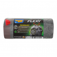 ФБ ПАКЕТ ДЛЯ СМІТТЯ ЗАТЯЖКА FLEXY 35Л 15ШТ - Фото