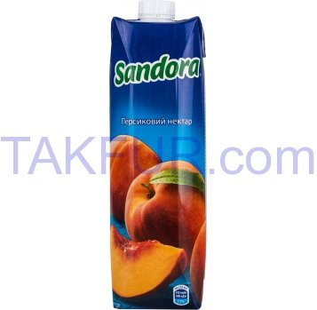 Нектар Sandora персиковый с мякотью 0.95л - Фото