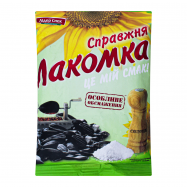 Семена подсолнечника Лакомка жареные соленые 180г - Фото