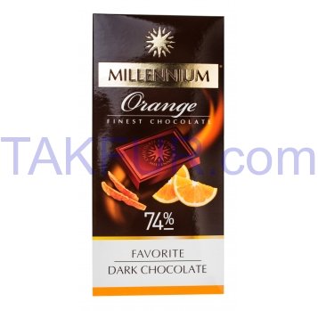 Шоколад Millennium Favorite Orange черный 100г - Фото
