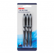 SIGMA НАБІР ГЕЛ.РУЧОК 3 ШТ : ЧОРН - Фото