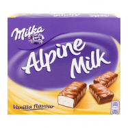 Конфеты Milka Alpine Milk с вкусом ванили глазированные 330г - Фото