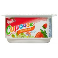 Творожок Чудо Сирочок клубника 5% 100г - Фото