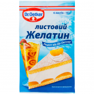 Желатин Dr. Oetker листовой 10г