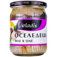Сельдь Veladis филе в масле 470г - Фото
