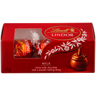 LINDT ЦУКЕРКИ МОЛ. ШОКОЛ. 37 Г - Фото