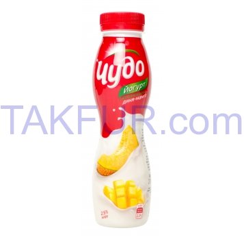 Йогурт Чудо 2,5% Дыня-манго 270г - Фото
