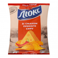 Чипсы Люкс картофельные со вкусом пряного сыра 133г - Фото
