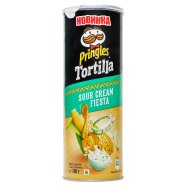Чипсы Pringles Tortilla со вкусом сметаны кукурузные 160г - Фото