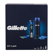 Набор Gillette гель Fusion для бритья+стайлер 1шт - Фото