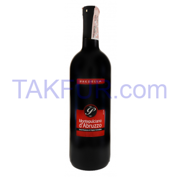 Вино Predella Монтепульчано д`Абруццо сух/красн 12,5% 0,75л - Фото