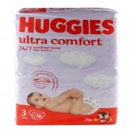 HUGGIES ПІДГУЗНИК UC 3 MEGA 78 ШТ - Фото