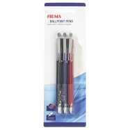 SIGMA РУЧКИ КУЛЬК. 3 ШТ : КОЛЬОРОВІ - Фото