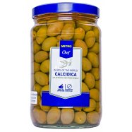 Оливки Metro Chef Calcidica зеленые с косточкой 1600г - Фото