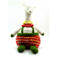 ЛАМА 30 СМ ТЕКСТИЛЬ - Фото