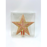 ВЕРХІВКА ЗІРКА 20СМ : ЧЕРВОНА - Фото