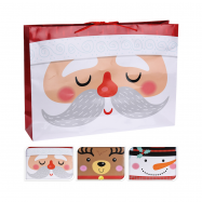 Пакет подарунковий новорічний 480X110X340 мм - Фото