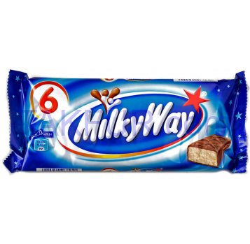 Батончик Milky Way с суфле в мол/шоколаде 21,5г*6шт 129г - Фото
